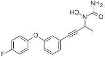 CAS 登录号：141579-54-6， 1-[4-[3-(4-氟苯氧基)苯基]丁-3-炔-2-基]-1-羟基脲