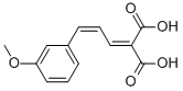 CAS 登录号：14160-39-5， 2-[3-(3-甲氧基苯基)-2-丙烯-1-亚基]-丙二酸