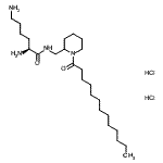 CAS#: 141774-20-1, (2S)-2,6-diamino-N-[(1-tridecanoyl-2-piperidyl)methyl]hexanamide dihydrochloride