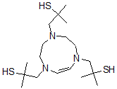 CAS 登录号：141816-39-9， 1-[(5Z)-4,7-二(2-甲基-2-硫基丙基)-2,3,8,9-四氢-1,4,7-三氮杂环壬三烯-1-基]-2-甲基丙烷-2-硫醇