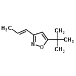CAS 登录号：141853-78-3， 5-(2-甲基-2-丙基)-3-[(1E)-1-丙烯-1-基]-1,2-恶唑