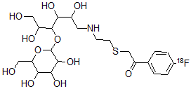 CAS 登录号：142154-94-7， N-乳糖醇-S-((18F)氟苯甲酰甲基)半胱胺