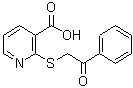 CAS#: 142221-23-6, 2-[(2-Oxo-2-Phenylethyl)Sulfanyl]Nicotinic Acid