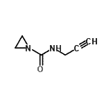 CAS 登录号：142238-08-2， N-(2-丙炔-1-基)-1-氮丙啶甲酰胺