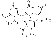 CAS#: 14227-66-8, 4-O-(2,3,4,6-Tetra-O-Acetyl-beta-D-Glucopyranosyl)-alpha-D-Glucopyranosyl Bromide 2,3,6-Triacetate