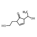CAS#: 142339-66-0, 2-(1-Hydroxyethyl)-5-(2-Hydroxyethyl)-3-Cyclopenten-1-One