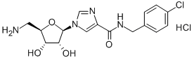 CAS#: 142344-38-5, 5-Amino-1-[(2R,3R,4S,5R)-5-(Aminomethyl)-3,4-Dihydroxyoxolan-2-Yl]-N-[(4-Chlorophenyl)Methyl]Imidazole-4-Carboxamide