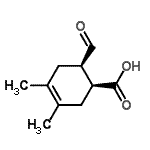 CAS 登录号：14250-38-5， (1S,6R)-6-甲酰基-3,4-二甲基-3-环己烯-1-羧酸