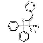 CAS 登录号：14251-66-2， (2Z)-3,3-二甲基-N,4,4-三苯基-2-氧杂环丁亚胺