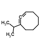 CAS 登录号：142559-35-1， 1-异丙基-1,2-环辛二烯