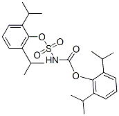 CAS#: 142642-31-7, [2,6-Di(Propan-2-Yl)Phenyl] N-[2,6-Di(Propan-2-Yl)Phenoxy]Sulfonylcarbamate