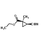 CAS#: 142653-21-2, Ethyl (1R,2S)-2-Cyano-1-Methylcyclopropanecarboxylate
