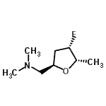 CAS#: 142722-62-1, (5S)-2,5-Anhydro-1,3,4-Trideoxy-1-(Dimethylamino)-4-Fluoro-5-Methyl-D-Erythro-Pentitol