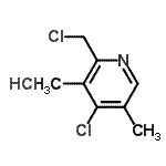 CAS#: 142885-96-9, 4-Chloro-2-(Chloromethyl)-3,5-Dimethylpyridine Hydrochloride (1:1)