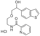 CAS#: 142934-83-6, N-[2-[2-(1-Benzothiophen-5-Yl)-2-Hydroxyethoxy]Ethyl]Pyridine-2-Carboxamide Hydrochloride