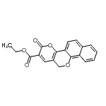 CAS#: 143034-64-4, Ethyl 3-Oxo-3H,12H-Benzo[h]Pyrano[3,2-c]Chromene-2-Carboxylate