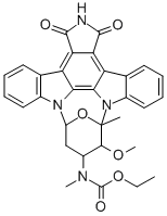 CAS 登录号：143086-33-3， N-乙氧羰基-7-氧代十字孢碱