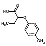 CAS 登录号：143094-64-8， 2-(4-甲基苯氧基)丁酸