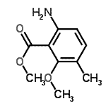 CAS 登录号：143096-36-0， 甲基6-氨基-2-甲氧基-3-甲基苯甲酸酯