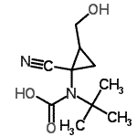 CAS#: 143122-80-9, [1-Cyano-2-(Hydroxymethyl)Cyclopropyl](2-Methyl-2-Propanyl)Carbamic Acid