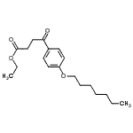 CAS 登录号：143134-90-1， 乙基4-[4-(庚氧基)苯基]-4-氧代丁酸酯