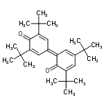 CAS#: 14328-90-6, 3,3',5,5'-Tetrakis(2-Methyl-2-Propanyl)-1,1'-Bi(Cyclohexane)-1(1'),2',3,5,5'-Pentaene-2,4'-Dione
