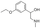 CAS 登录号:143337-62-6, 1-(3-乙氧基苯基)-2-(甲基氨基)乙醇