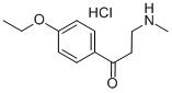 CAS 登录号：143337-76-2， 1-(4-乙氧基苯基)-3-甲基氨基丙烷-1-酮盐酸盐