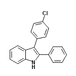 CAS#: 143360-82-1, 3-(4-Chlorophenyl)-2-Phenyl-1H-Indole