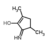 CAS#: 143361-66-4, 5-Imino-2,4-Dimethyl-1-Cyclopenten-1-Ol