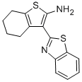 CAS#: 143361-87-9, 3-(2-Benzothiazolyl)-4,5,6,7-Tetrahydro-Benzo[b]Thiophen-2-Amine