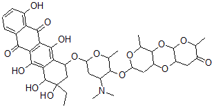 CAS 登录号：143413-62-1， 亚阿克拉霉素B