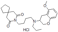 CAS#: 143413-68-7, 8-[4-[(5-Methoxychroman-3-Yl)-Propylamino]Butyl]-8-Azaspiro[4.5]Decane-7,9-Dione Hydrochloride