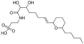 CAS#: 143413-77-8, 2-[[(E)-2,3-Dihydroxy-8-(6-Pentyloxan-2-Yl)Oct-7-Enoyl]Amino]Ethanesulfonic Acid