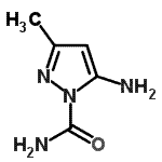 CAS#: 143438-33-9, 5-Amino-3-Methyl-1H-Pyrazole-1-Carboxamide