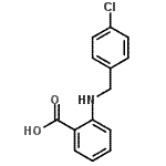 CAS 登录号：14345-04-1， 2-[(4-氯苄基)氨基]苯甲酸