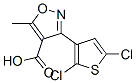 CAS 登录号：14346-01-1， 3-(2,5-二氯-3-噻吩基)-5-甲基异恶唑-4-羧酸