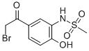 CAS 登录号：14347-24-1， N-[5-(2-溴乙酰基)-2-羟基苯基]-甲烷磺酰胺