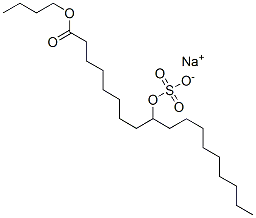 CAS 登录号：14350-75-5， 1-丁基9-(磺酸基氧基)硬脂酸钠