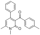 CAS 登录号：143572-55-8， 1,6-二甲基-3-(4-甲基苯甲酰)-4-苯基吡啶-2-酮