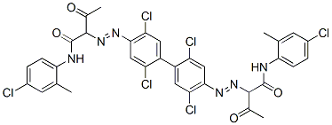 CAS#: 14359-20-7, 2,2'-[(2,2',5,5'-Tetrachloro[1,1'-Biphenyl]-4,4'-Diyl)Bis(Azo)]Bis[N-(4-Chloro-O-Tolyl)-3-Oxobutyramide]