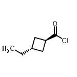 CAS#: 143610-61-1, trans-3-Ethylcyclobutanecarbonyl Chloride