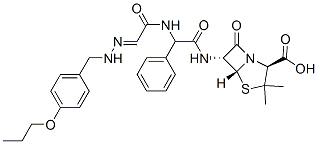 CAS#: 143729-84-4, (2S,5R,6R)-3,3-Dimethyl-7-Oxo-6-[[2-Phenyl-2-[[(2E)-2-[(4-Propoxybenzoyl)Hydrazinylidene]Acetyl]Amino]Acetyl]Amino]-4-Thia-1-Azabicyclo[3.2.0]Heptane-2-Carboxylic Acid
