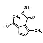 CAS#: 14374-52-8, Methyl (5E)-5-(1-Hydroxyethylidene)-2-Methyl-1,3-Cyclopentadiene-1-Carboxylate