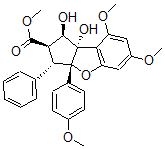 CAS#: 143901-35-3, Methyl (1R,2R,3S,3aR,8bS)-1,8b-Dihydroxy-6,8-Dimethoxy-3a-(4-Methoxyphenyl)-3-Phenyl-2,3-Dihydro-1H-Cyclopenta[b][1]Benzoxole-2-Carboxylate