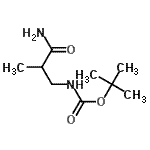 CAS#: 143979-23-1, 2-Methyl-2-Propanyl (3-Amino-2-Methyl-3-Oxopropyl)Carbamate
