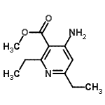 CAS 登录号：144291-52-1， 甲基4-氨基-2,6-二乙基烟酸酯