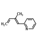 CAS#: 144343-89-5, 2-[(1E)-2-Methyl-1,3-Butadien-1-Yl]Pyridine