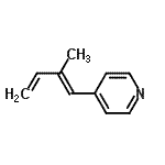 CAS#: 144343-93-1, 4-[(1E)-2-Methyl-1,3-Butadien-1-Yl]Pyridine