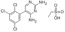 CAS#: 144425-86-5, 5-(2,3,5-Trichlorophenyl)pyrimidine-2,4-diamine ethanesulfonate
